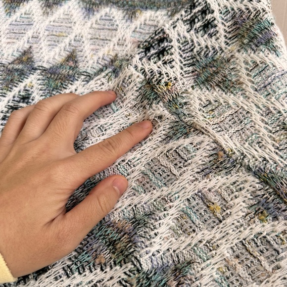 Vintage cozy patterned knit size small - Picture 6 of 9